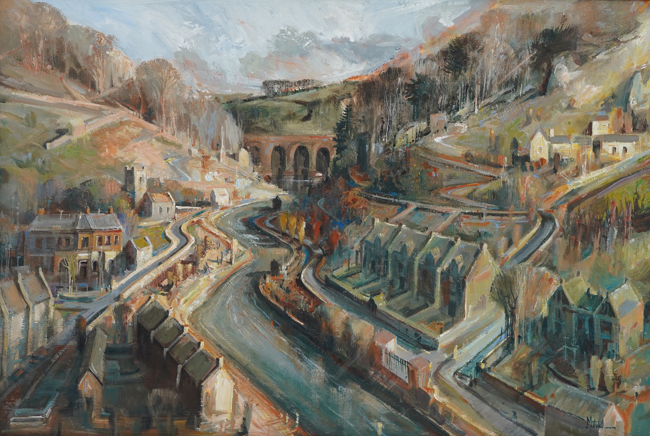 Larry Mitchell, Australian b. 1953, 'Cornish Valley'